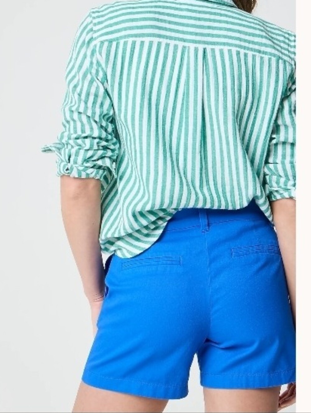 J Crew Blue Chino Shorts - Picture 3 of 7